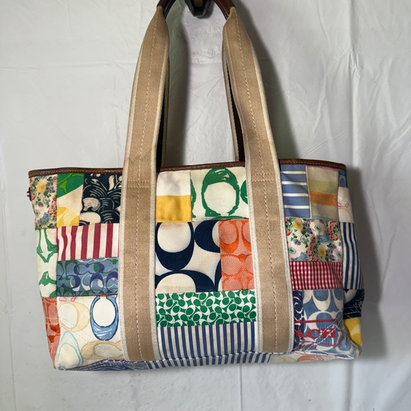 Vintage Coach Patchwork Hand Bag y2k - Picture 15 of 15